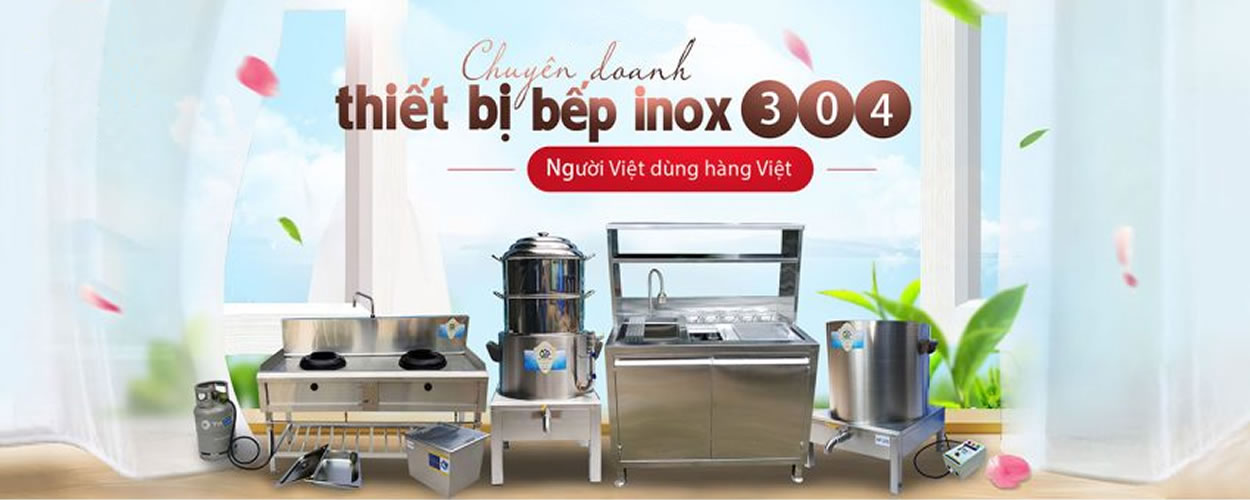 Bếp công nghiệp inox tại TP Vinh Nghệ An