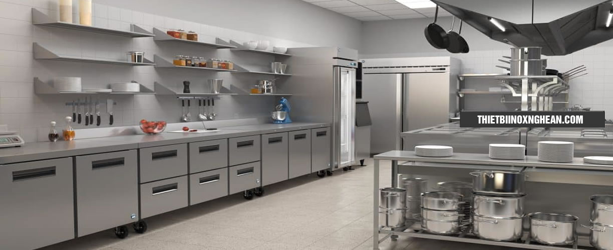 Quầy pha chế inox nhà hàng cà phê TP Vinh Nghệ An